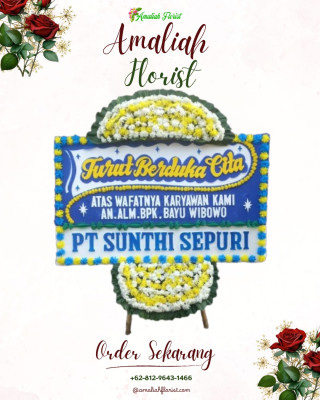 Papan Bunga Duka di Pasiripis
